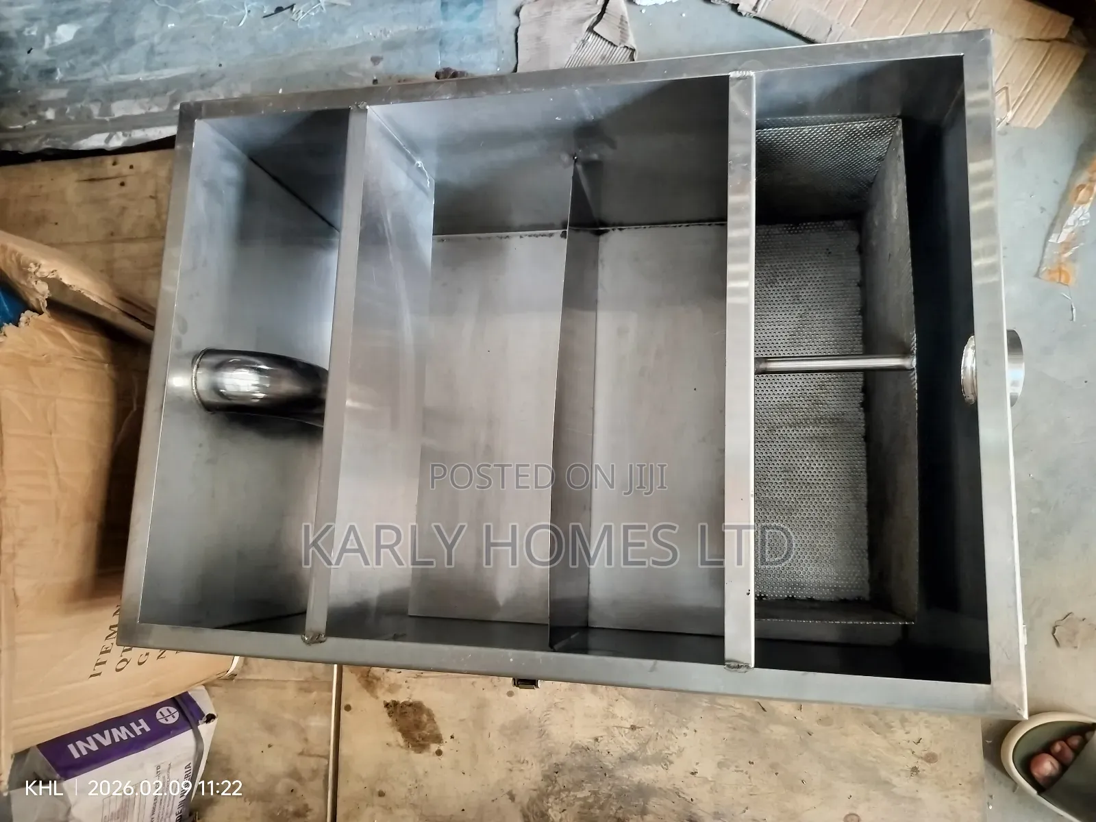 Imported Standard Kitchen Fat Trap / Oil Separator Size:73×41×42 Cm
