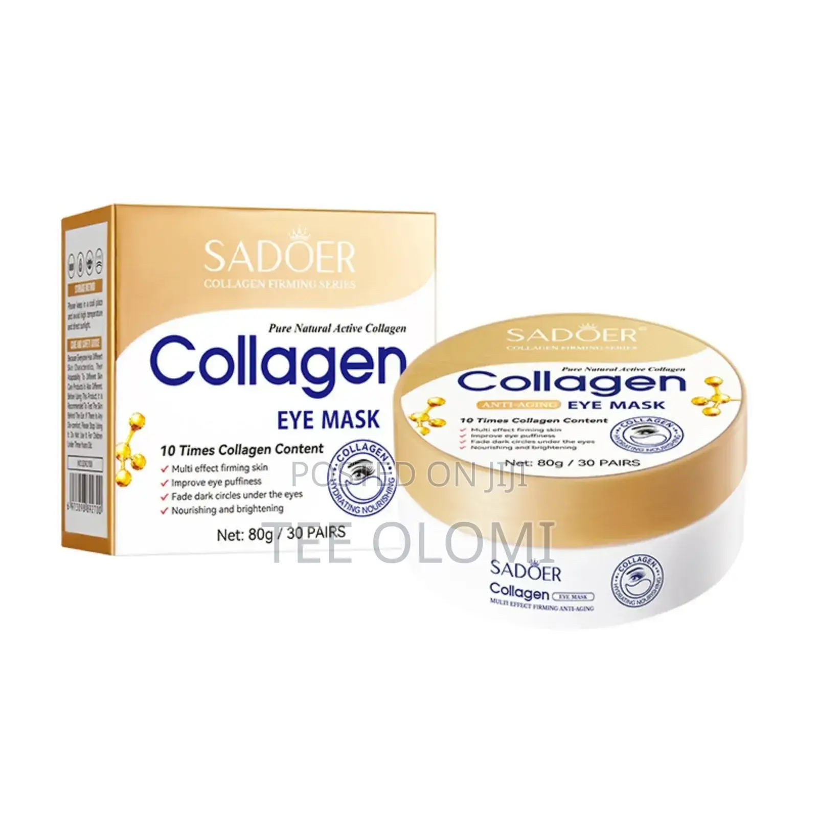 Collagen Eye Patch, 30 Pairs