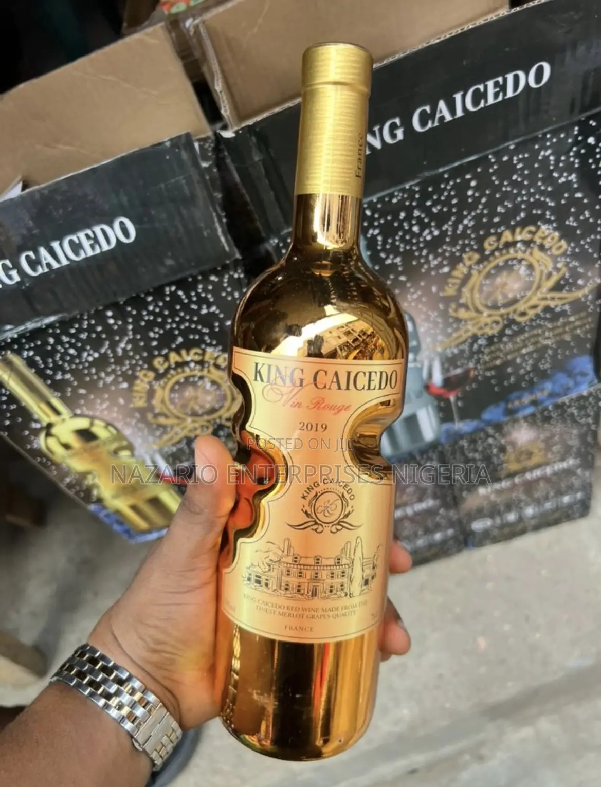 King Caicedo French Wine – Price of 12 Bottles