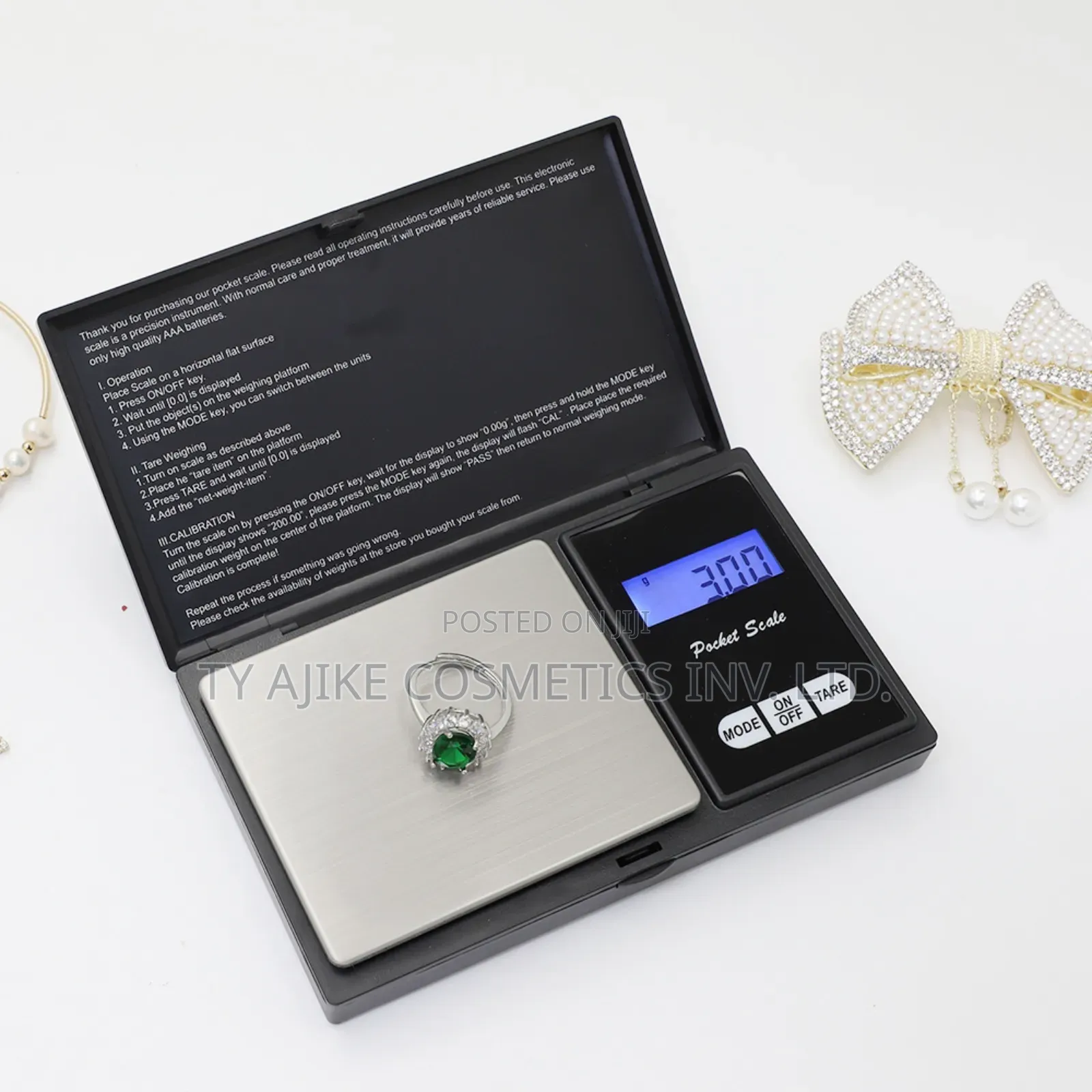 Digital Battery Operated Pocket Scale, 500g Max