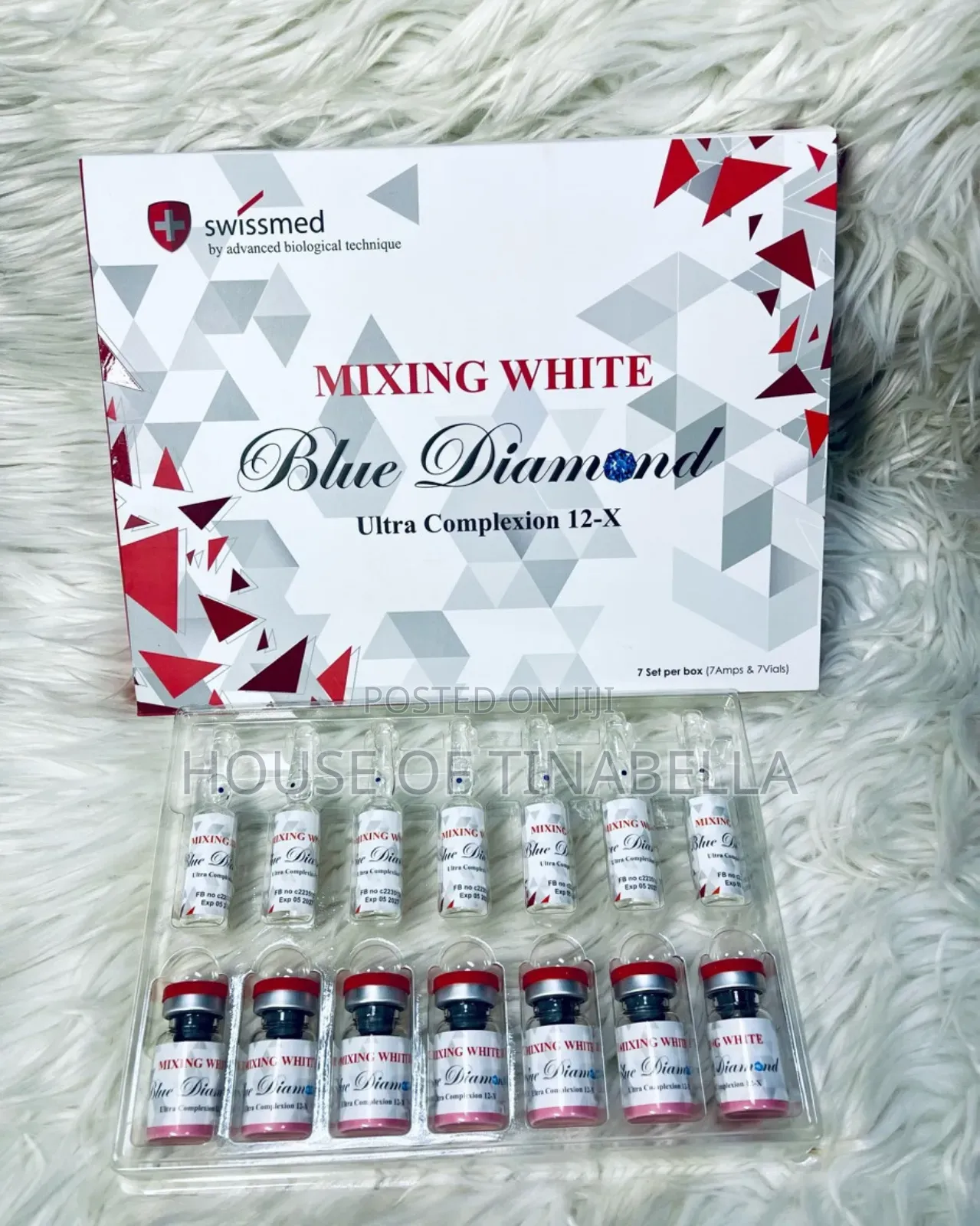Mixing White Blue Diamond Whitening Injection