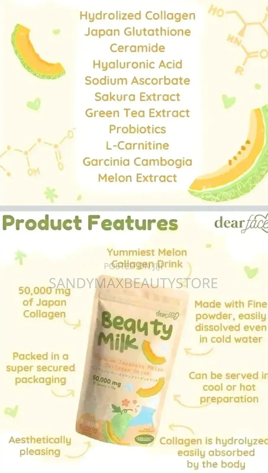 Beauty Milk Collagen Powder Drink