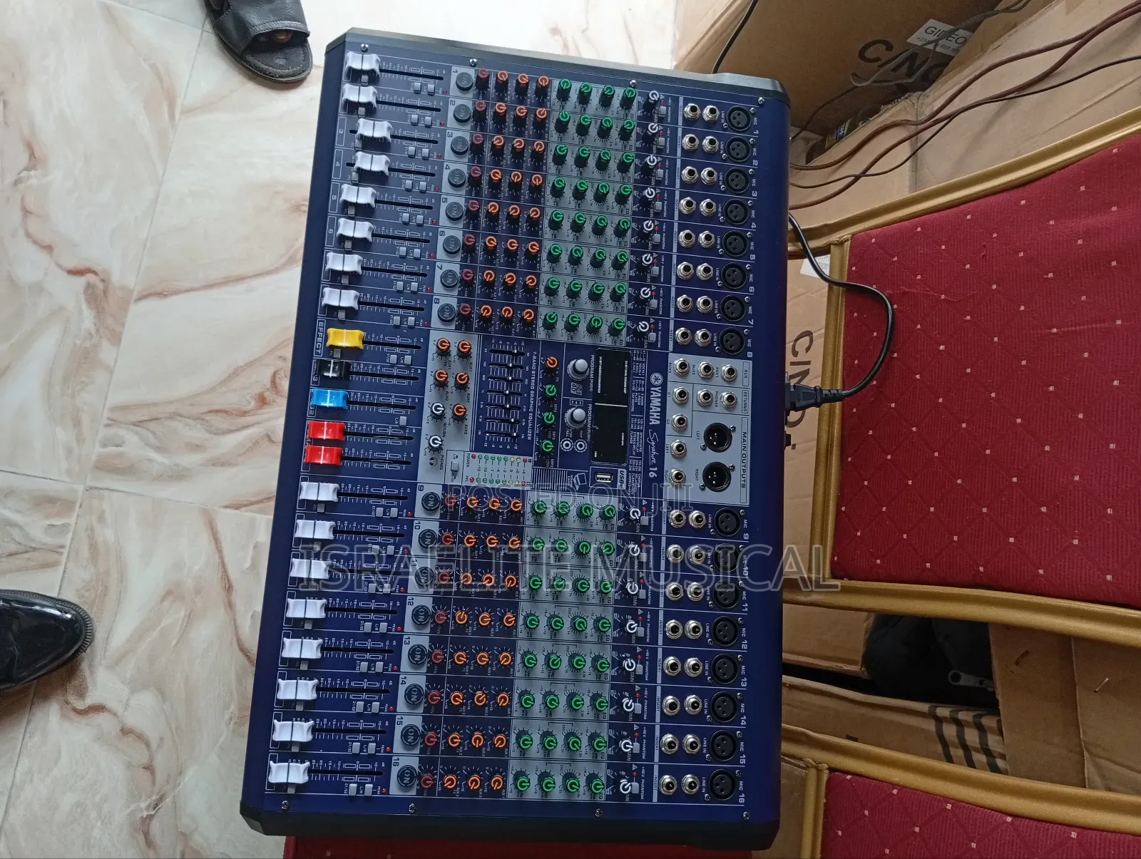 16 Channels Yamaha Mixer With Usb, Bluetooth Recorder
