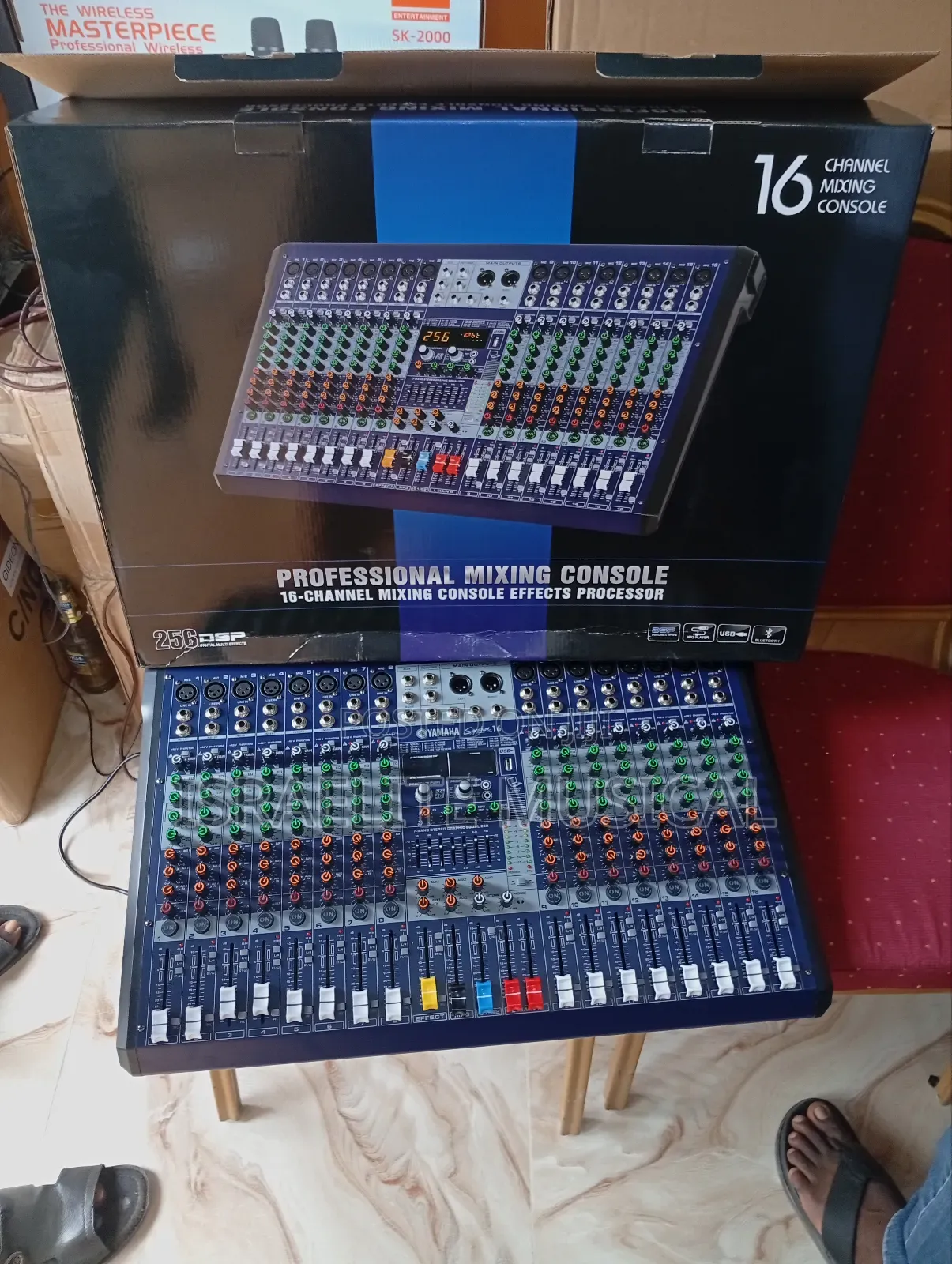16 Channels Yamaha Mixer With Usb, Bluetooth Recorder