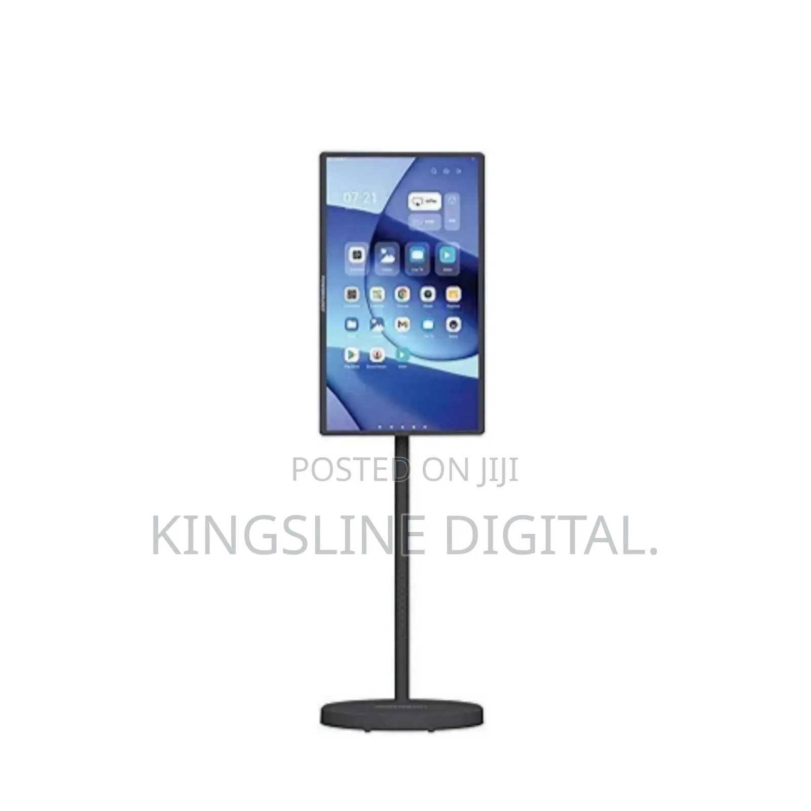 Powerology 32 Inch Portable Smart Monitor, FHD 60hz Android Tv