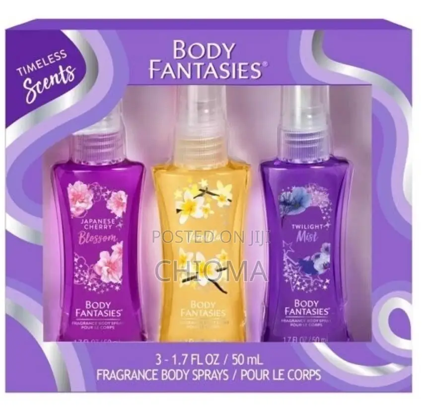 Body Fantasies Timeless Scents 3 Diff Flavour in 1 Fragrance Gift Sets