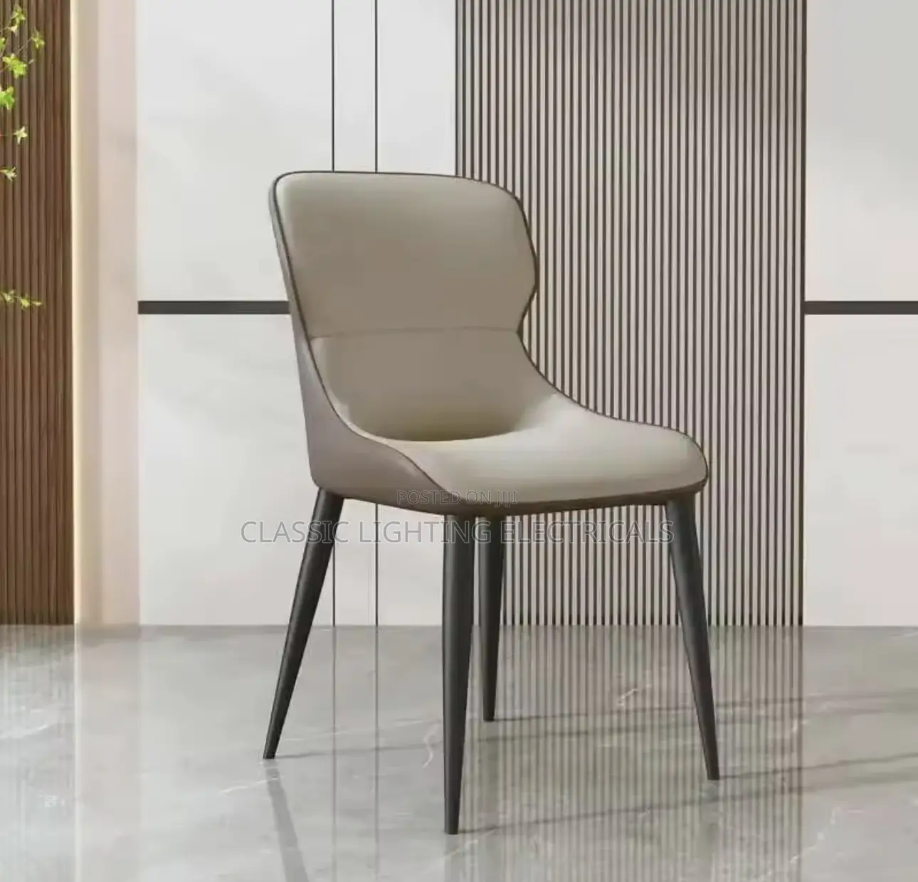 Design Chair Metal Patio Soft Dining Table Leather Chair