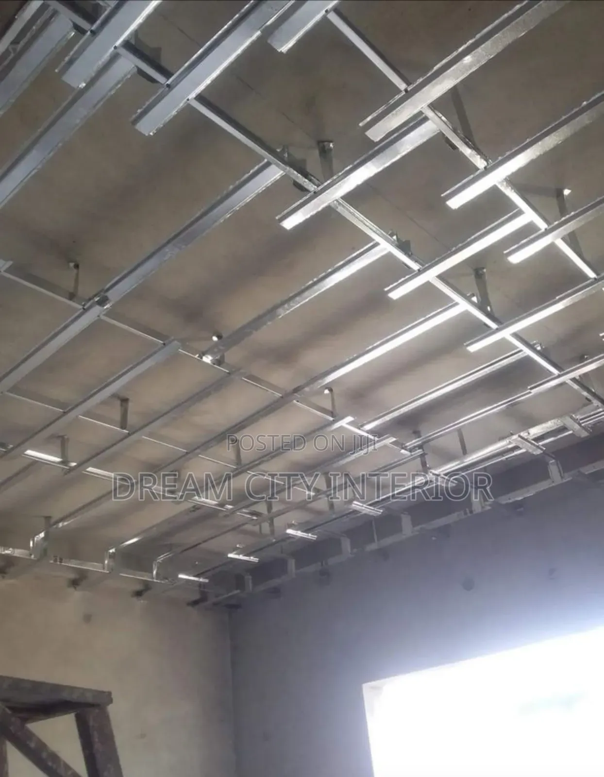 Gypsum Board Ceiling With Profile Light Design
