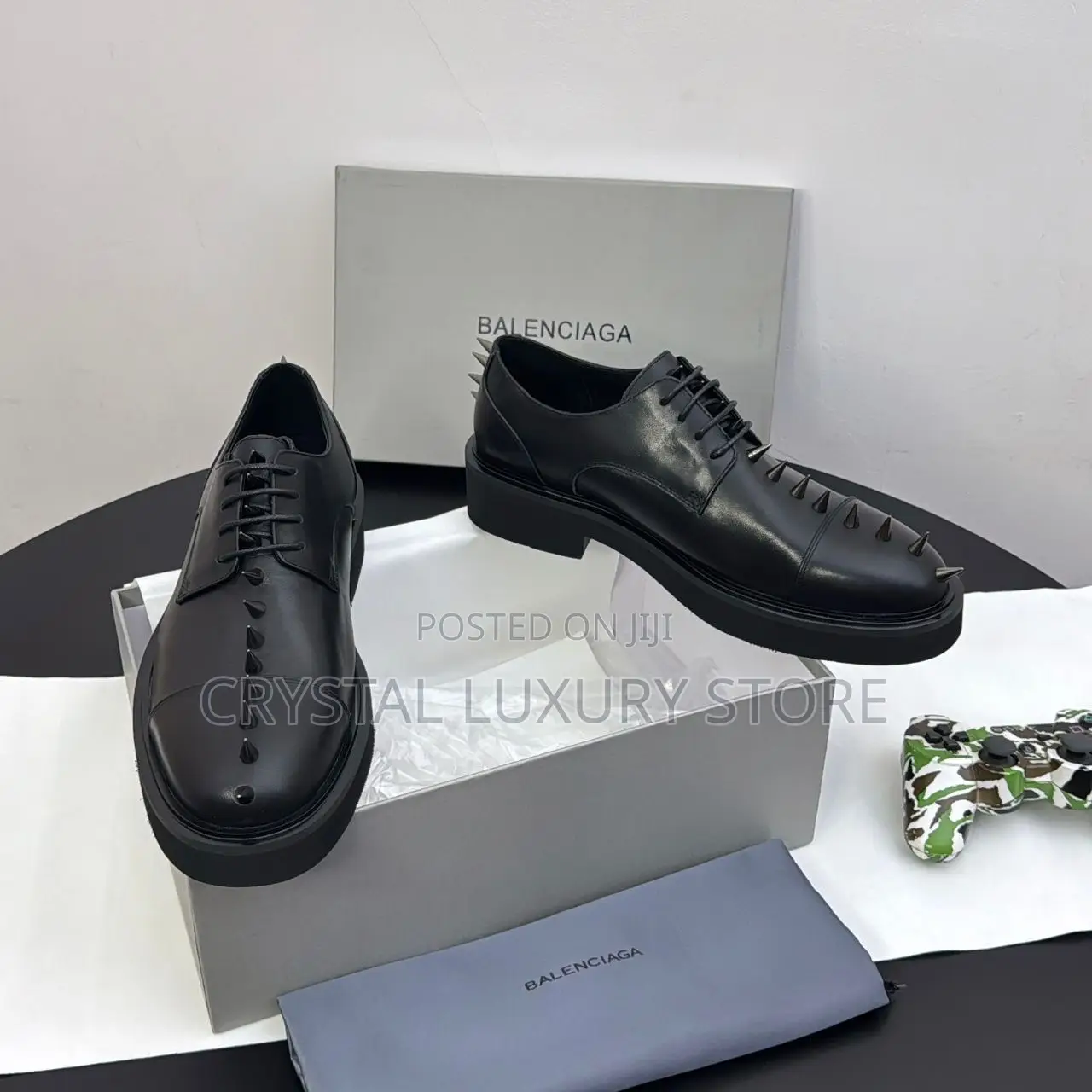 Balenciaga Quality Luxury Men Genuine Leather Shoe
