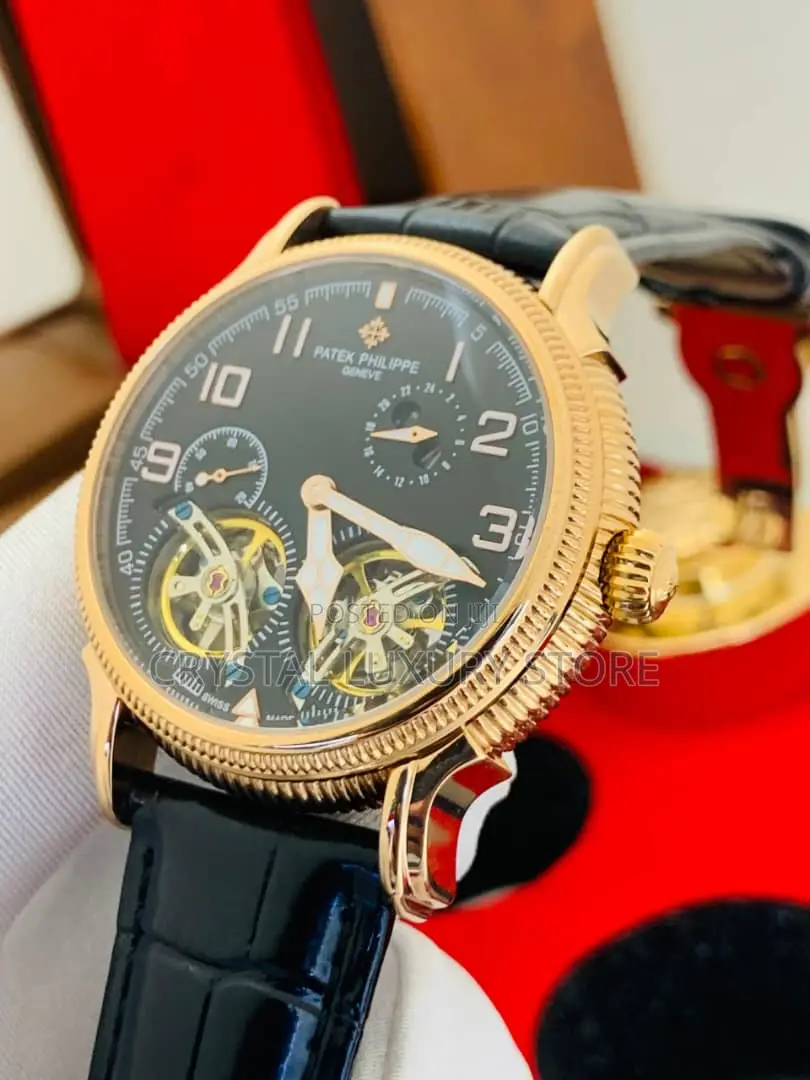 Patek Philippe Quality Luxury Men Automatic Engine Wristwatch