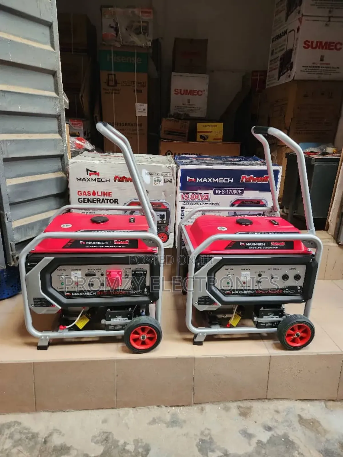 Maxmech 15kva Petrol Generator Model Rfs17000e 100%Copper Coil
