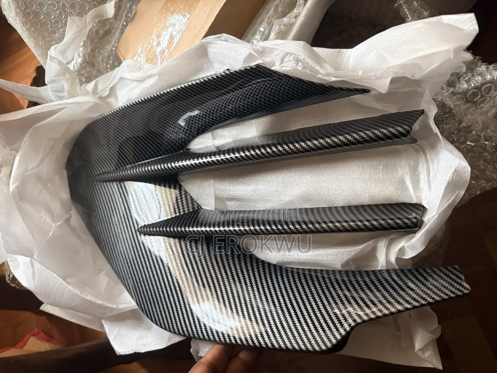 2024 and Up Gle Front Bumper Lower Diffuser Chrome