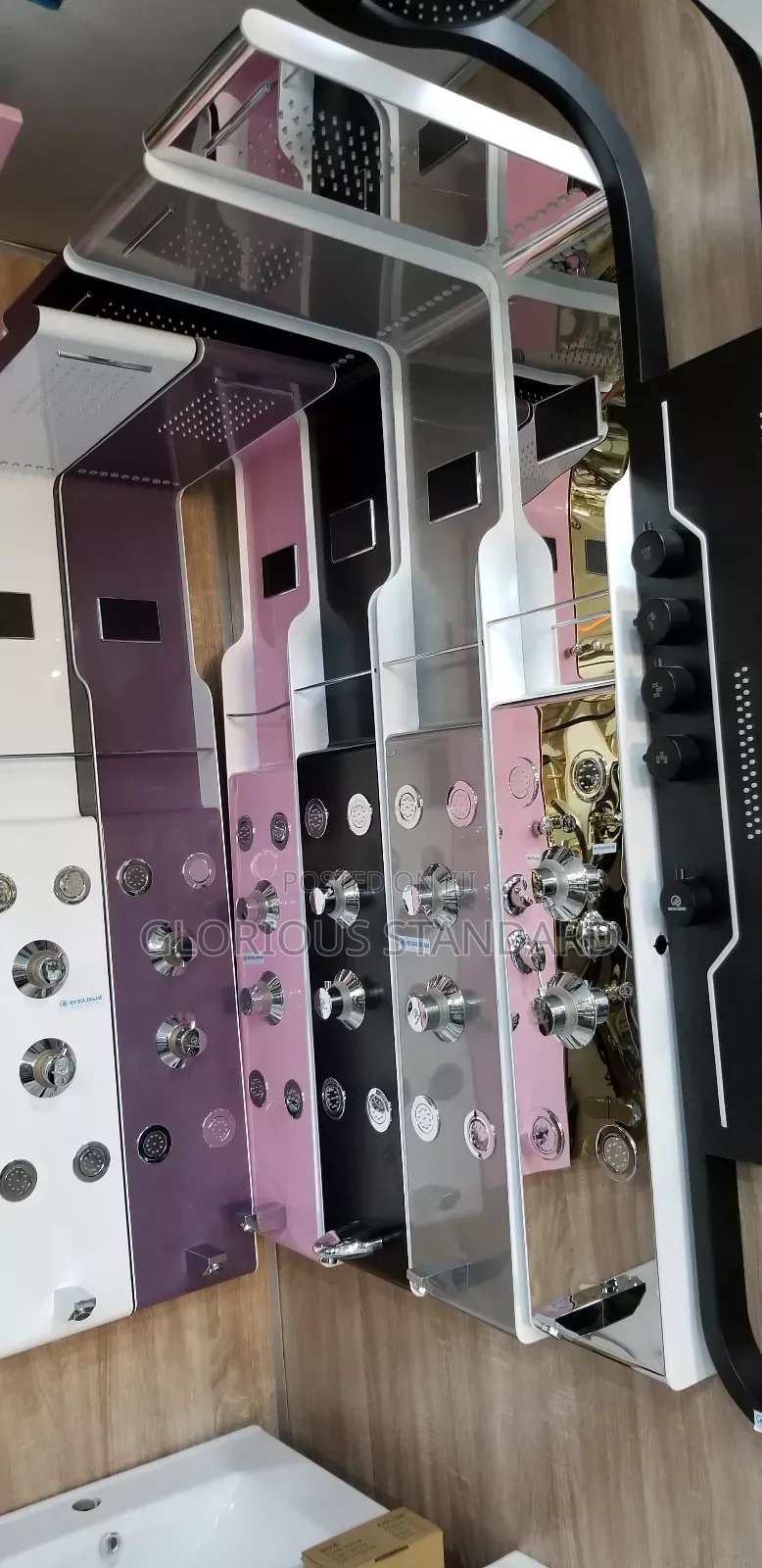 Square Hand Power Shower