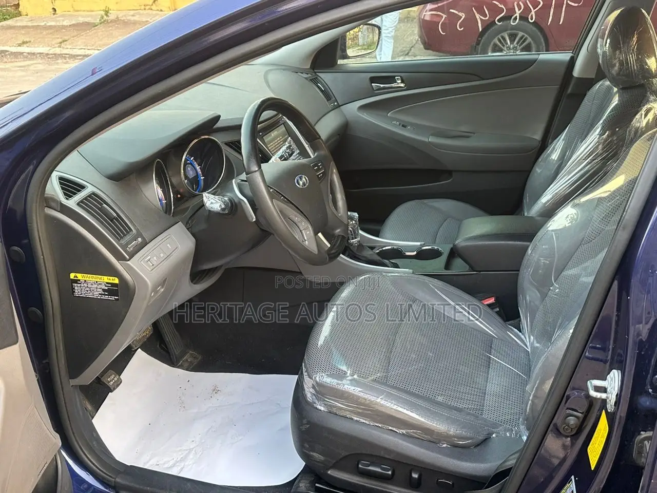 Hyundai Sonata Limited 2.0T Sedan (2.0L 4cyl 6A) 2012 Blue