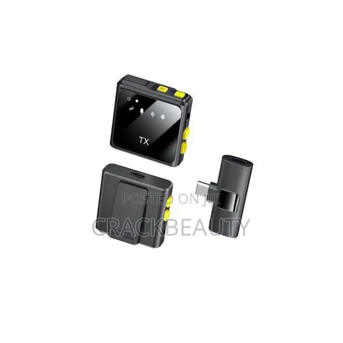  Wireless Lavalier Noise Cancelling Double Microphone for Vlogging