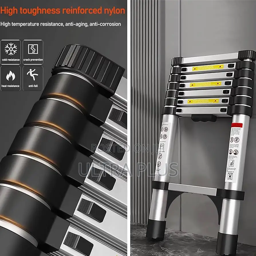 Folding Telescopic Extension (3.1m+3.1m) Tall Loft Ladder