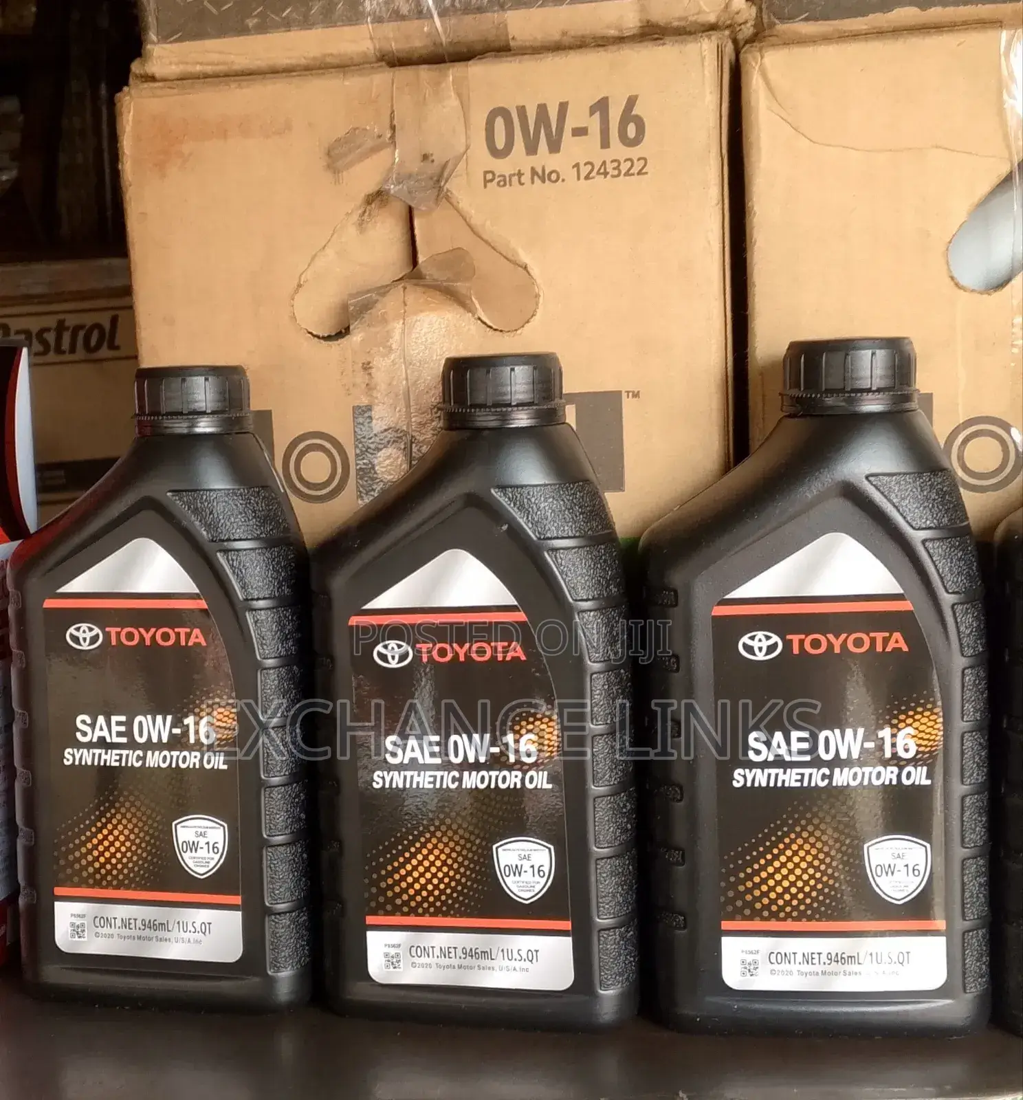 Toyota 0w-16 Synthetic Oil 1l