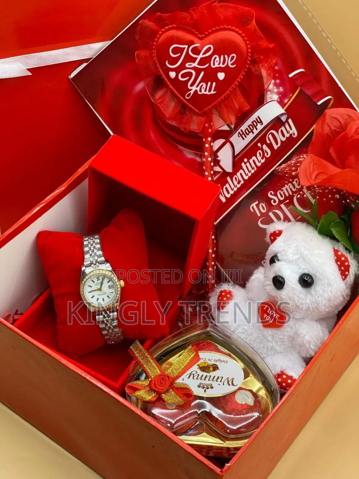 Valentine Watch Set Package for Female