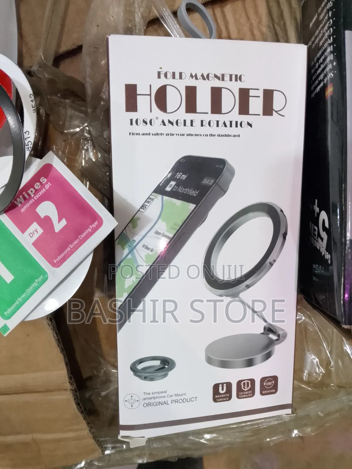 Car Fold Magnetic Phone Holder