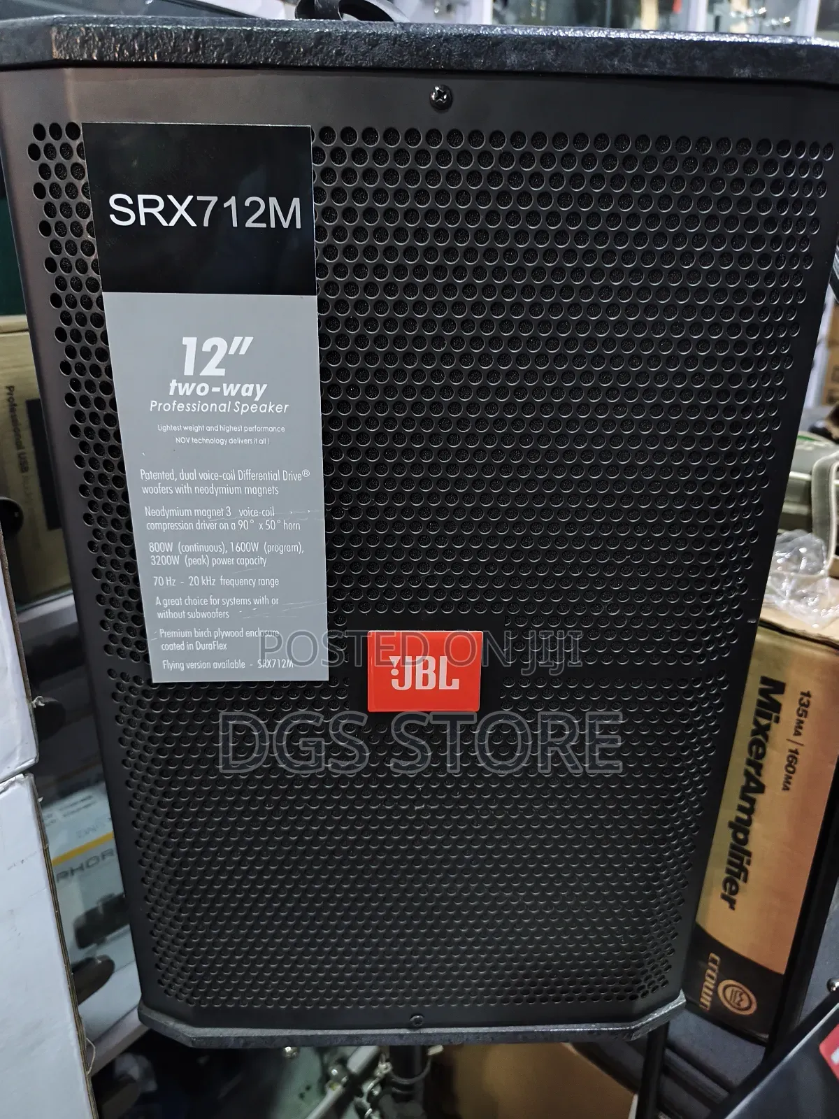 JBL Srx712m 12" Two Way Bluetooth Speaker