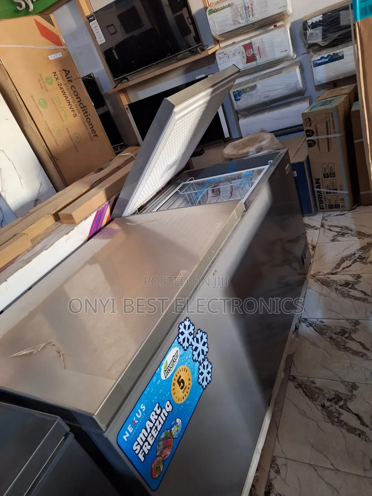 Nexus Inverter Fast Freezing Chest Freezer + Anti Rust Body Nx-595g1