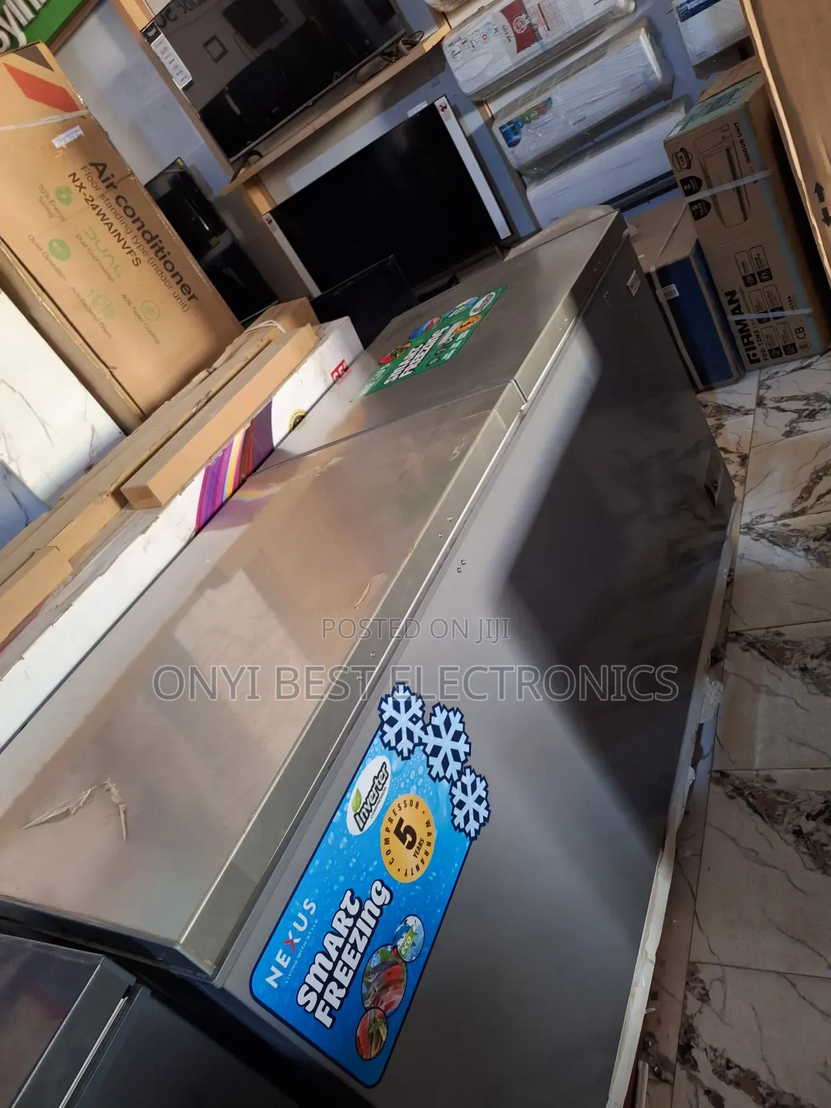 Nexus Inverter Fast Freezing Chest Freezer + Anti Rust Body Nx-595g1