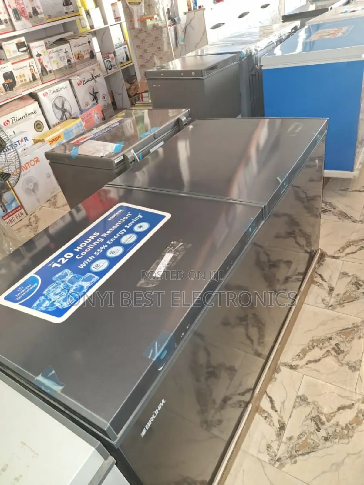 450 Litres Double Door Inverter Chest Freezer BCD 450exi