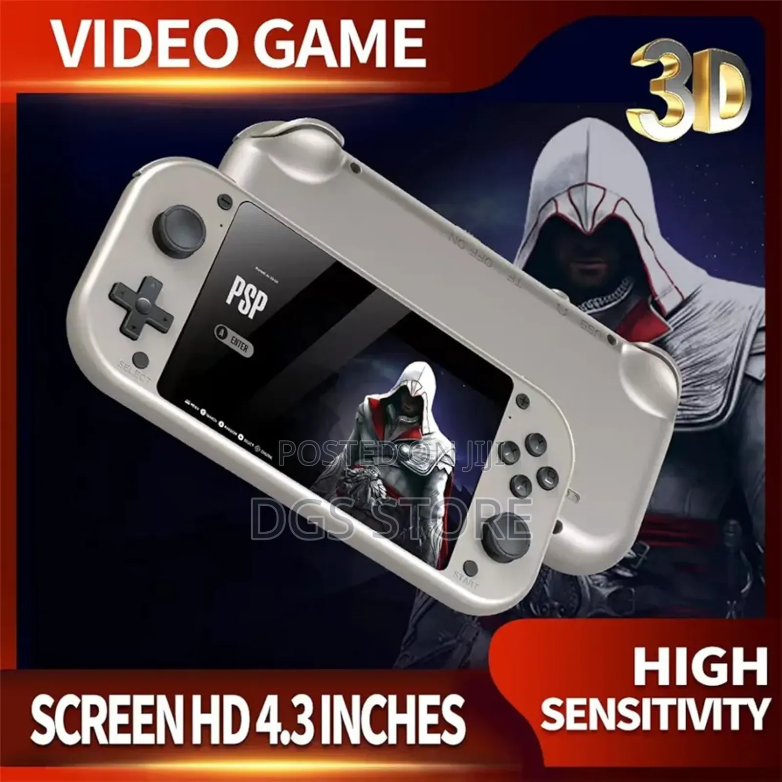 Sjgam M17 Game Console 4.3" Screen With Download Games