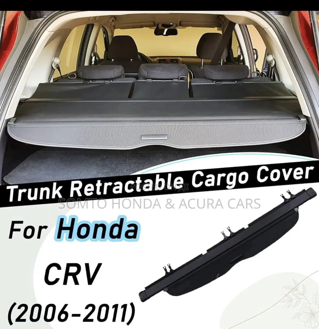 Boot Cargo Cover Honda Crv 2007-2011
