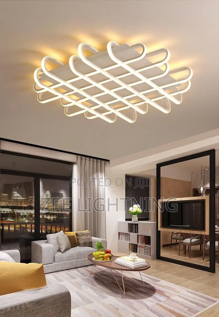 Led Ceiling Fitting With Mathline Design
