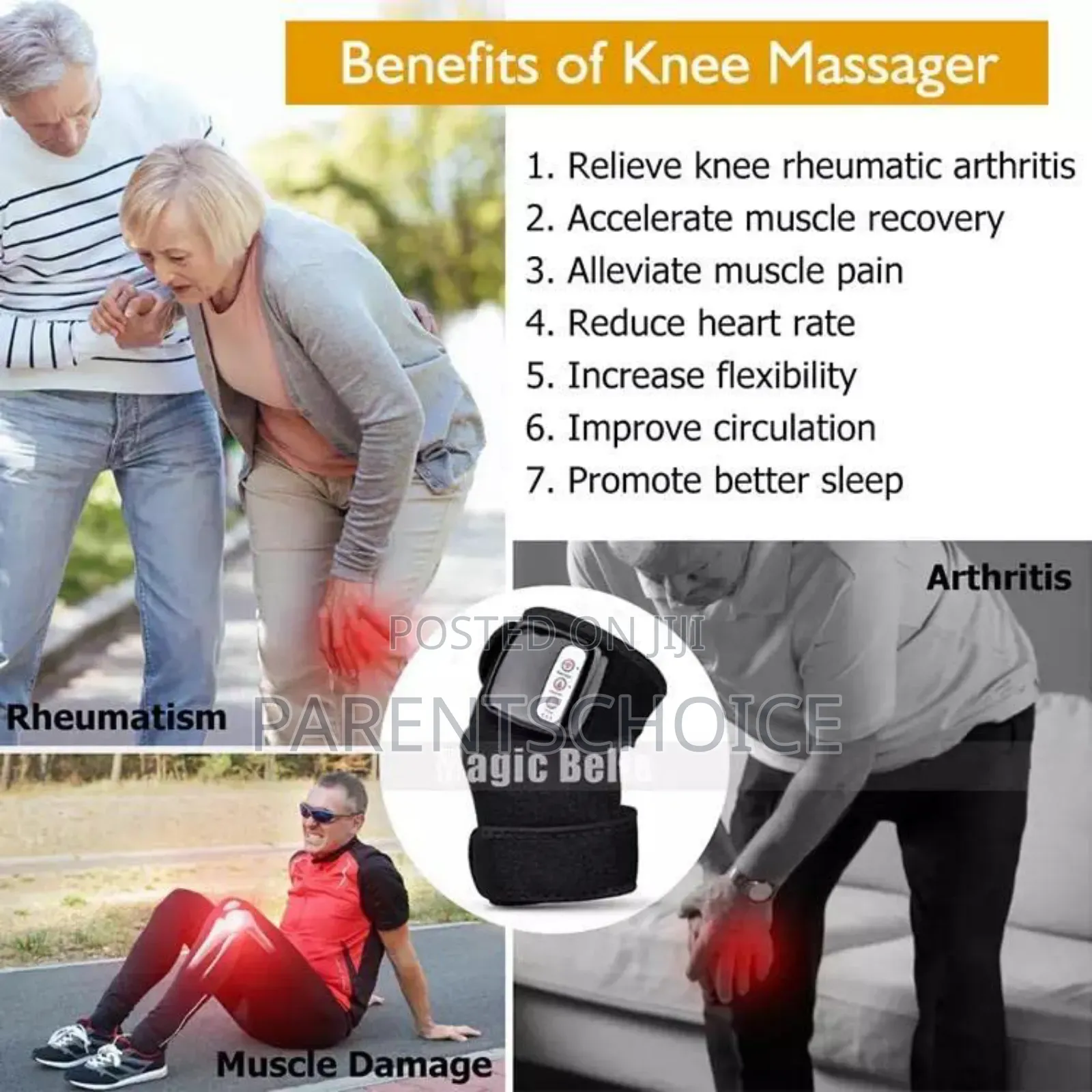Knee Elbow Massager Heat Red Light Therapy
