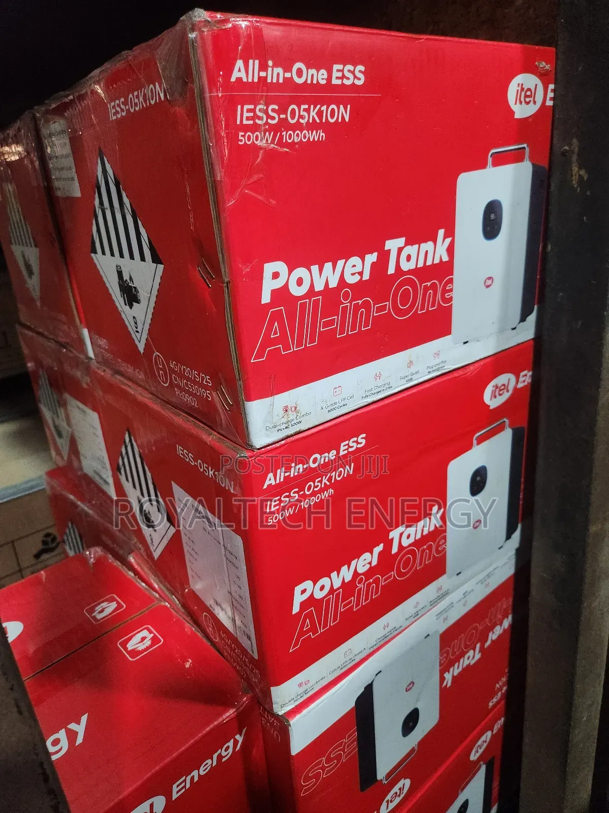 Itel Energy All in One 500w 1kwh Solar Generator
