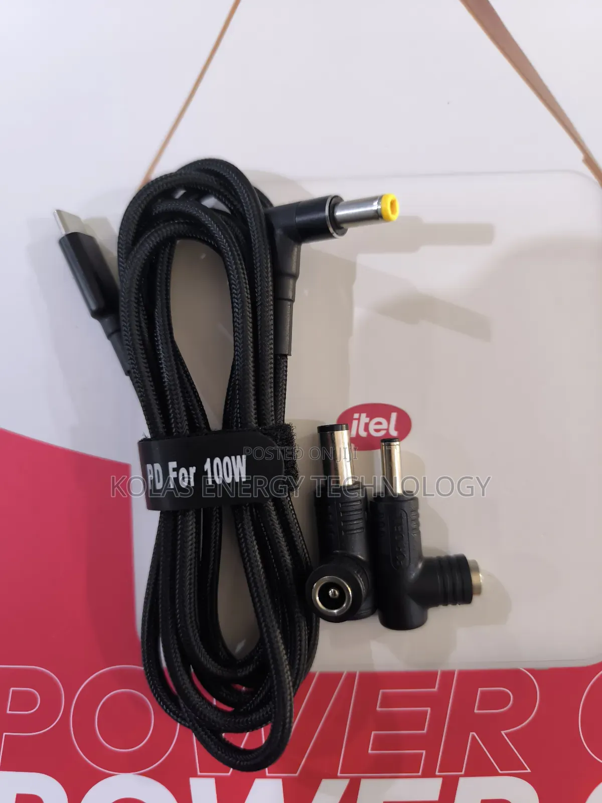 Dell Big, Small Plug + Type C 100w Cable