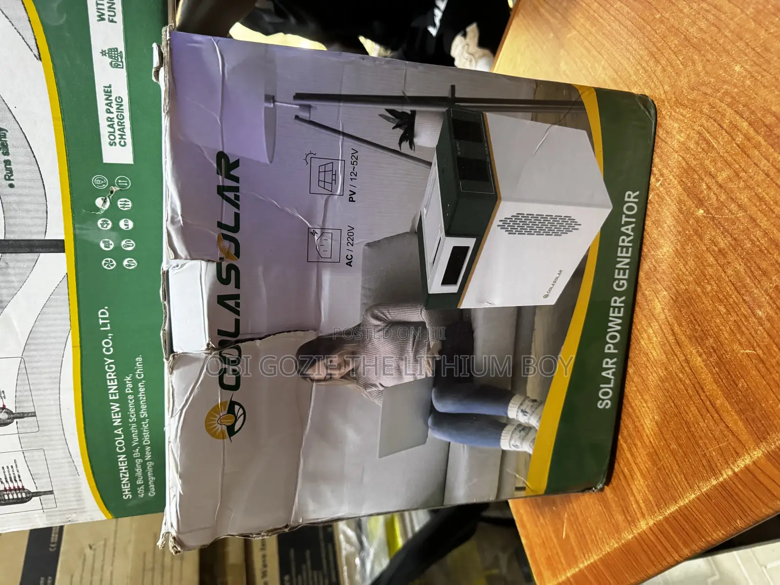 Biggest Wholesaler of 1000w Cola Solar 2kwh Power Station Gen in Lagos