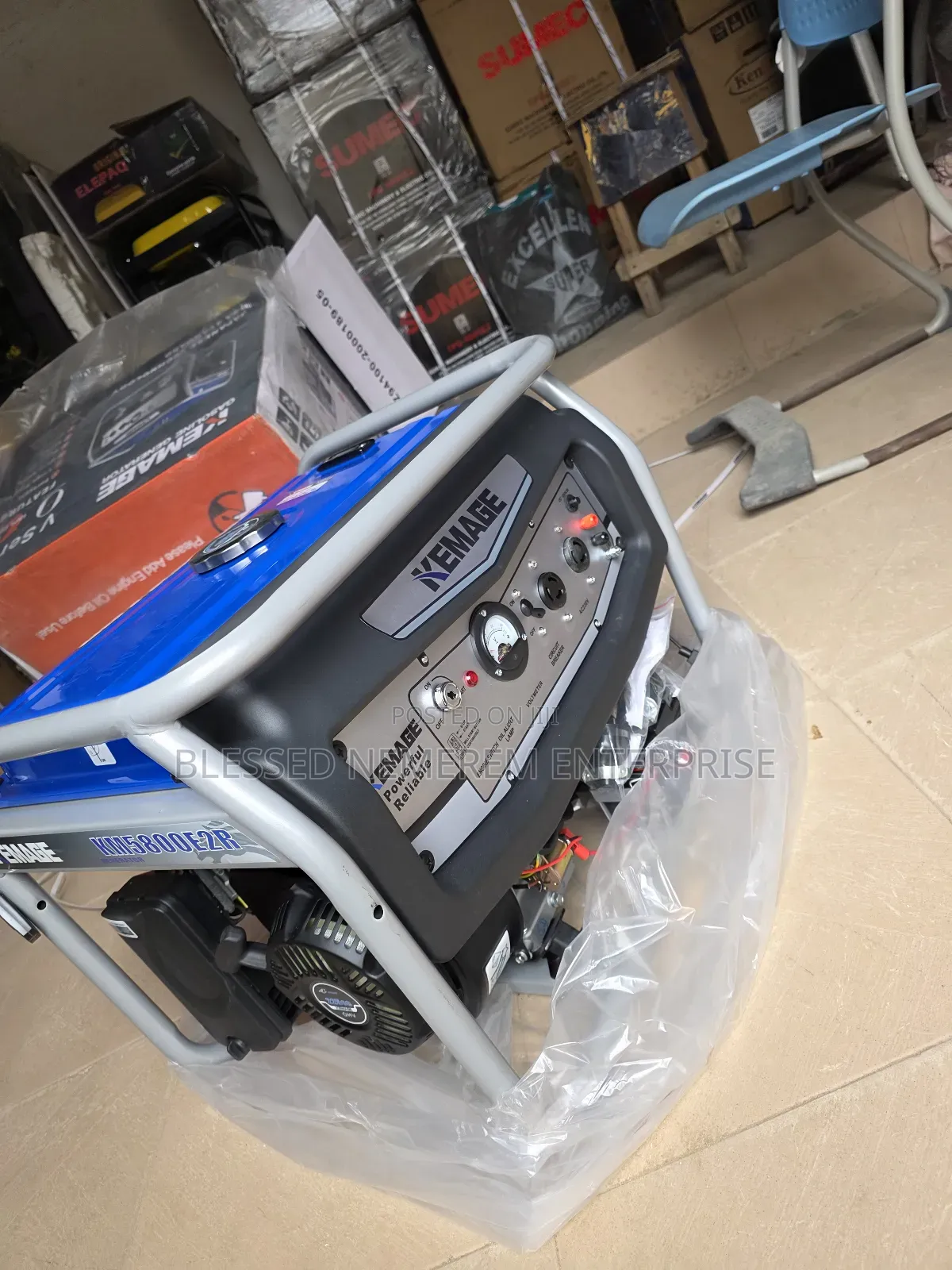 A Brand New Kemage Remote Control Petrol Gen 5.5kva 100%Copper Coil