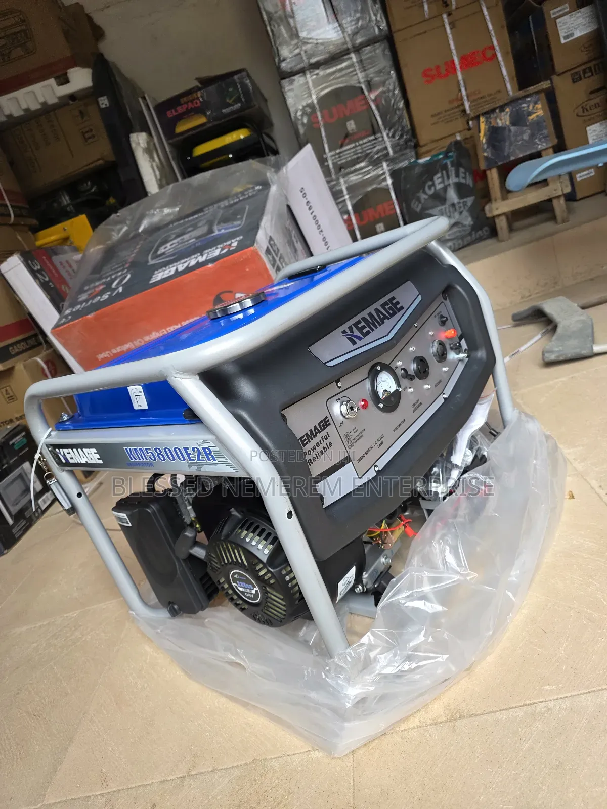 《》Here Is Brand New Kemage Remote Control Petrol Gen 5.5kva 100%Copper