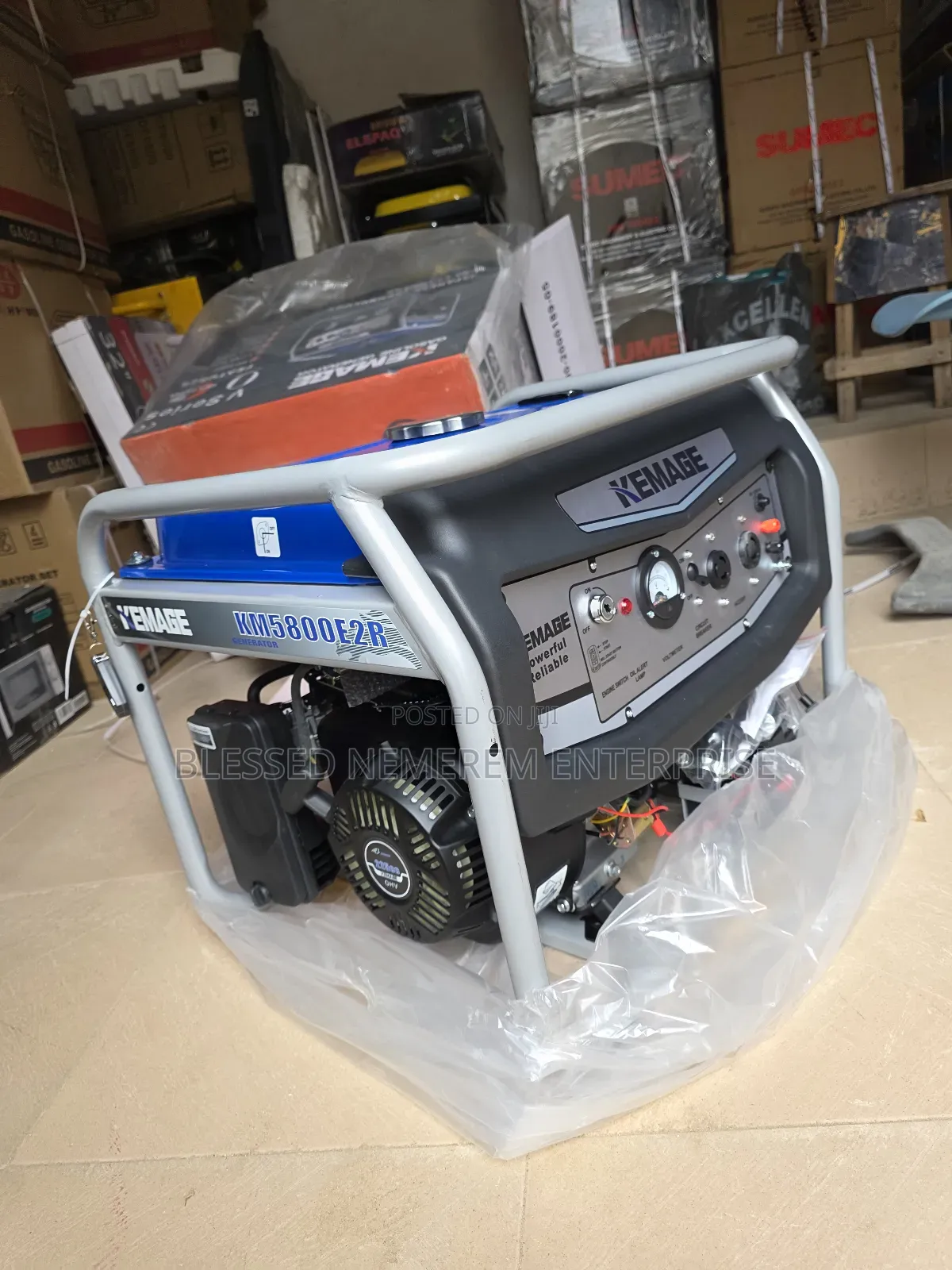 《》Here Is Brand New Kemage Remote Control Petrol Gen 5.5kva 100%Copper
