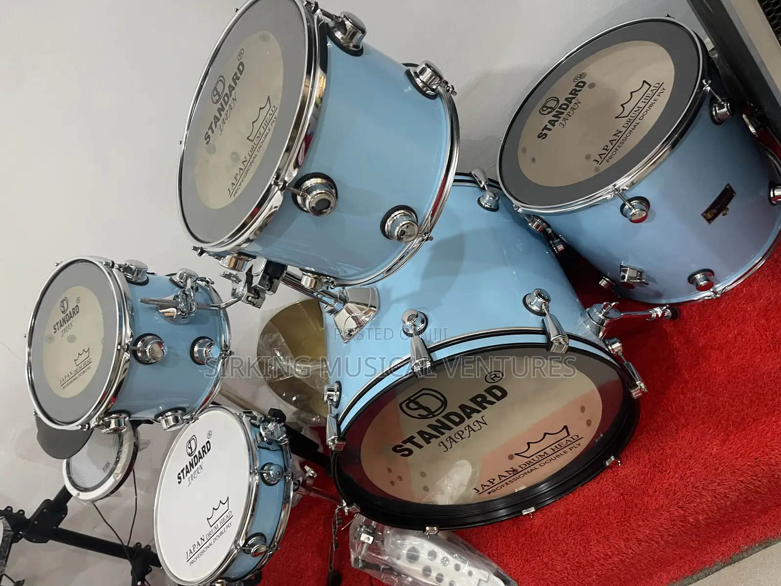 Standard Professional 5 Pcs Drum Complete Set