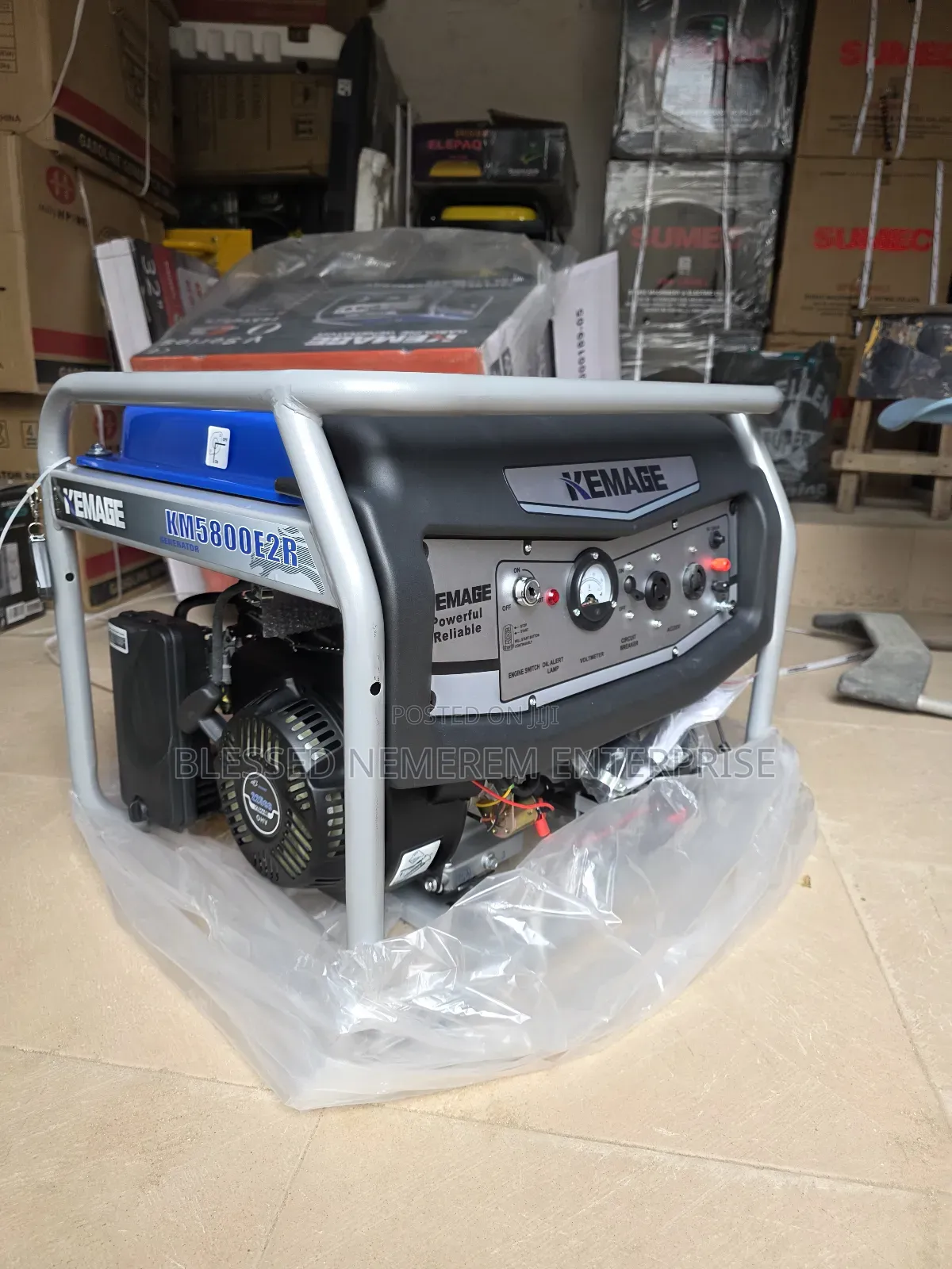 < Powerful Kemage Remote Control Petrol Gen 5.5kva 100%Copper Coil