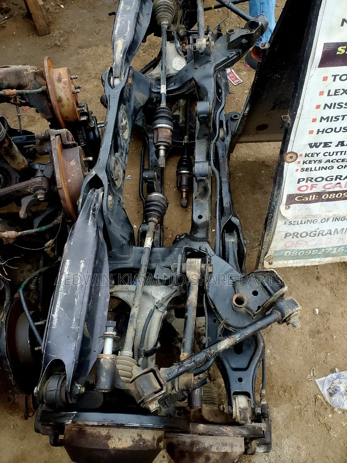 Kia Sorento 2012 Complete Back Beam 4x4