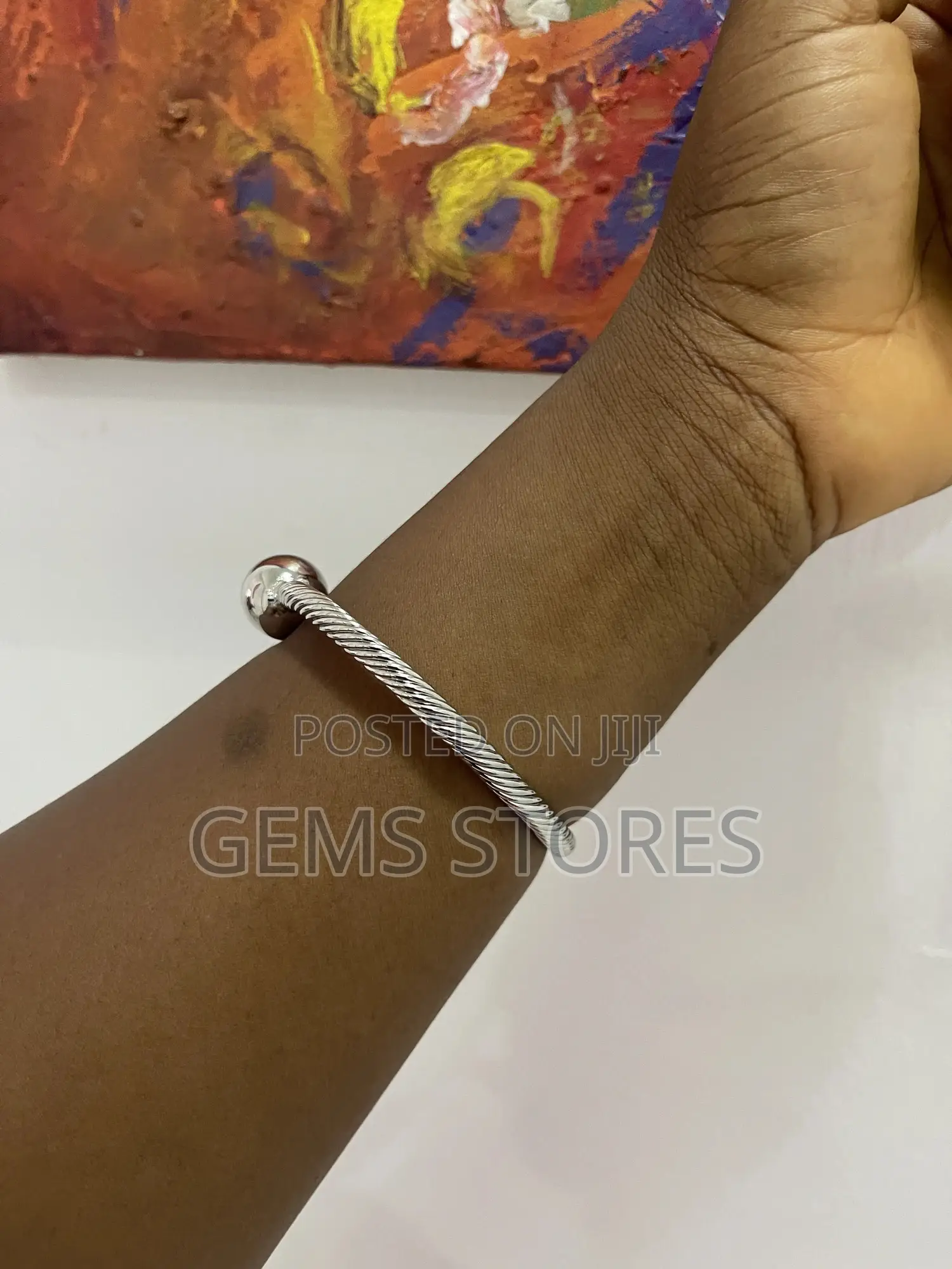 Elegant Ball Head Bangle Set