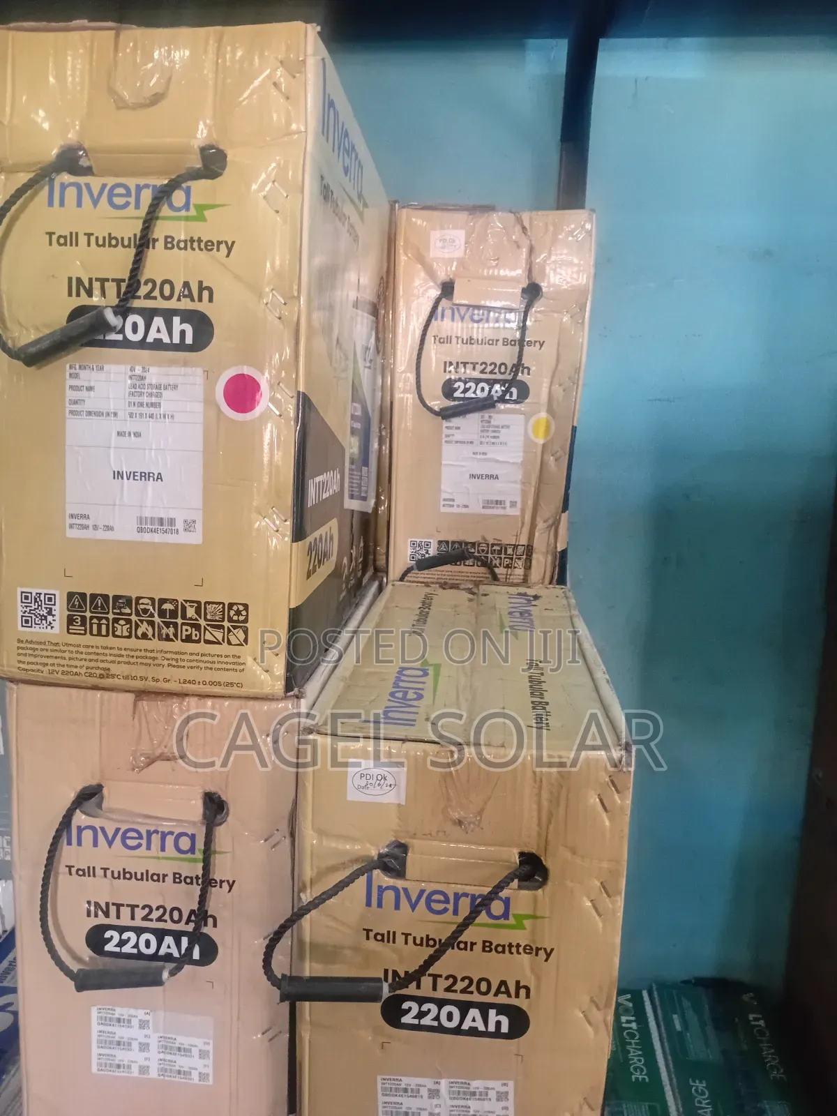 Luminous Inverra 220ah Tubular Battery