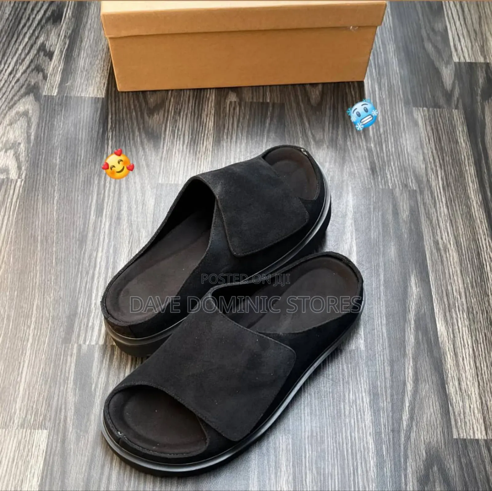 Quality Scrap Suede Slides