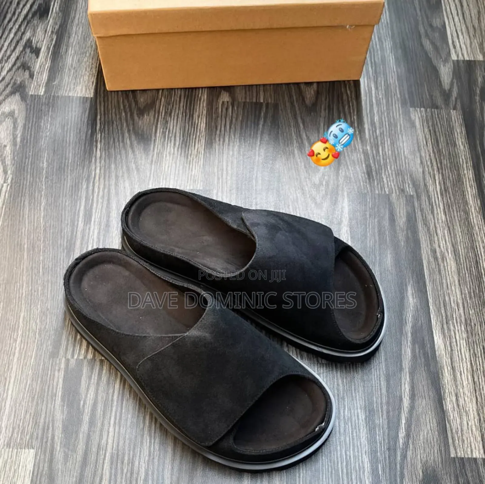 Quality Scrap Suede Slides