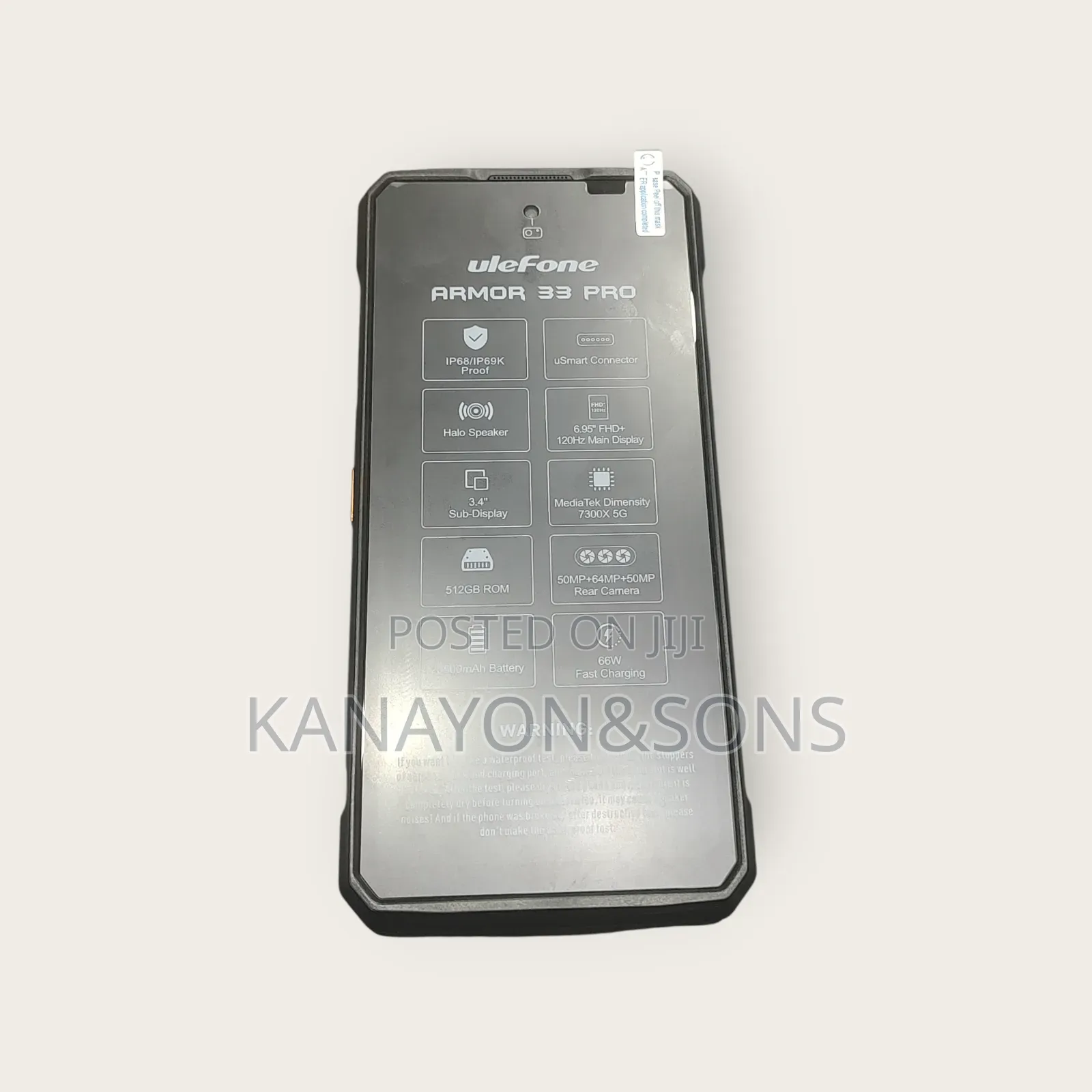 New Ulefone Armor 34+ 5G 512 GB Black