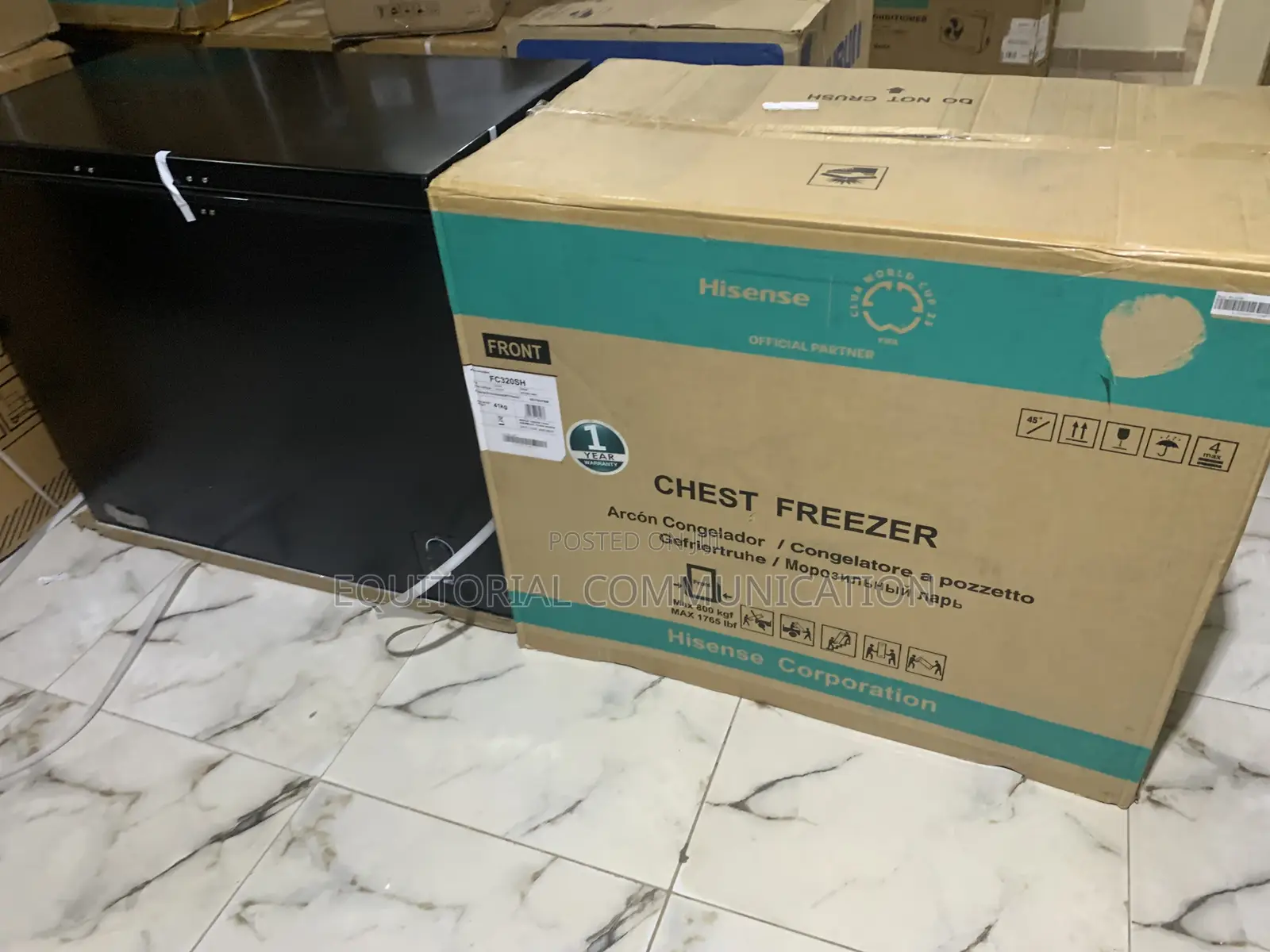 Hisense Fc-320sh Chest Freezer With Corrosion-resistant Body