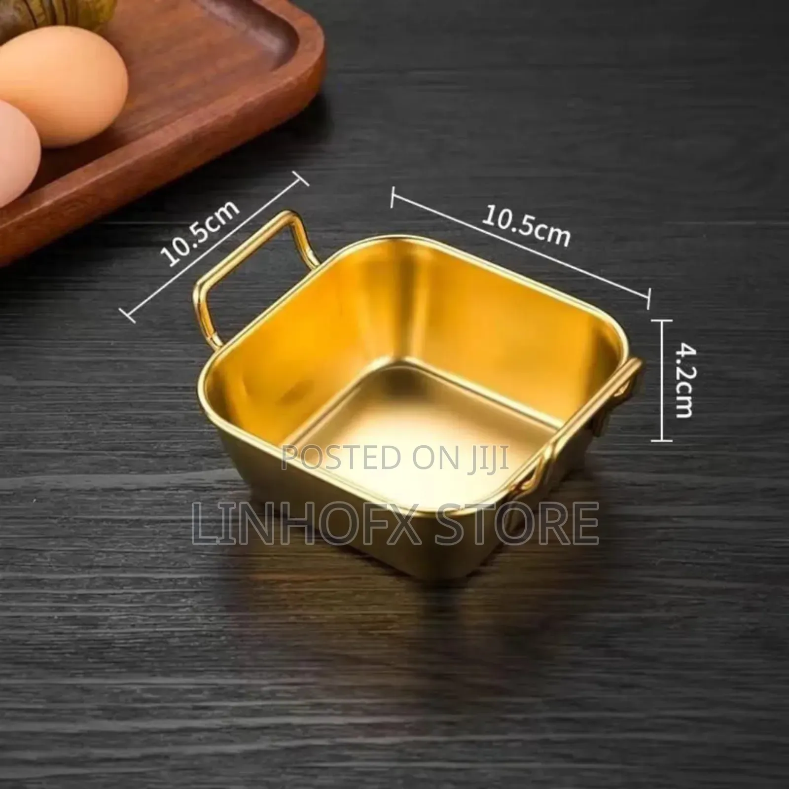 Stainless Steel Square Small Chops Plate