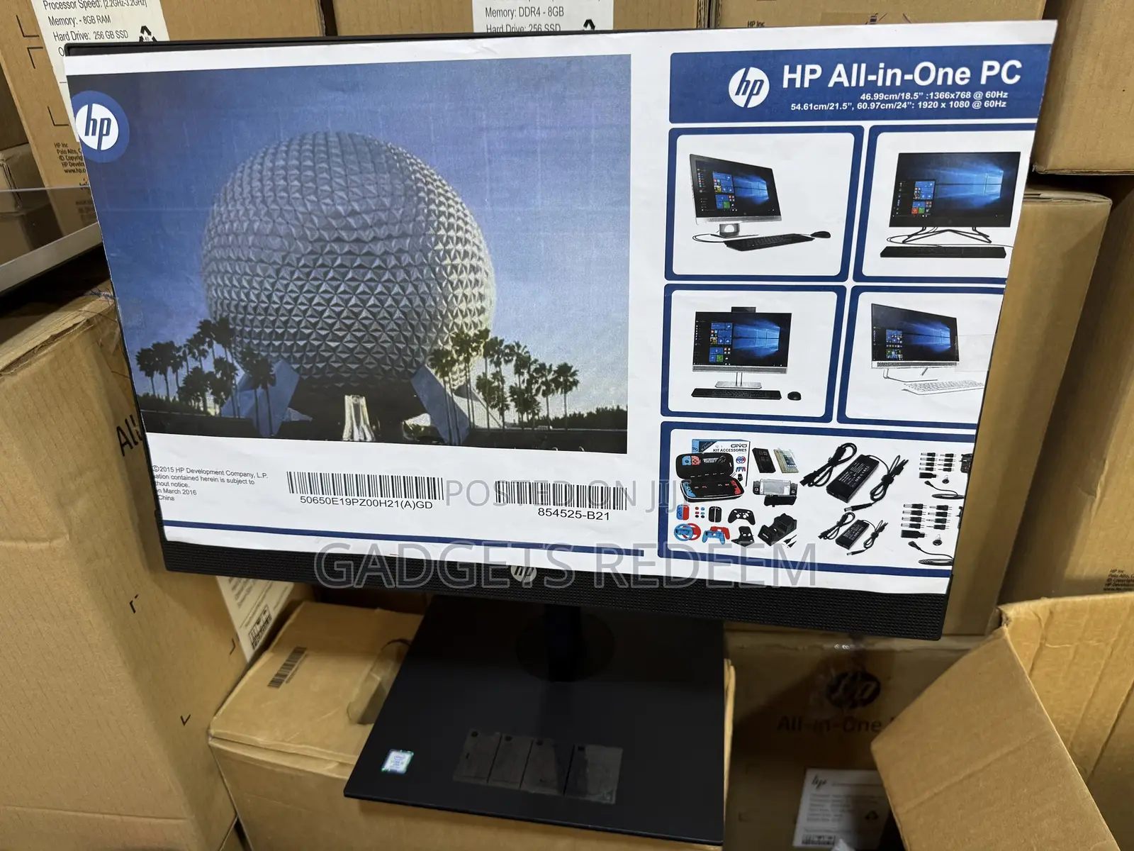 New Desktop Computer HP ProOne 600 8GB Intel Core I5 SSD 256GB