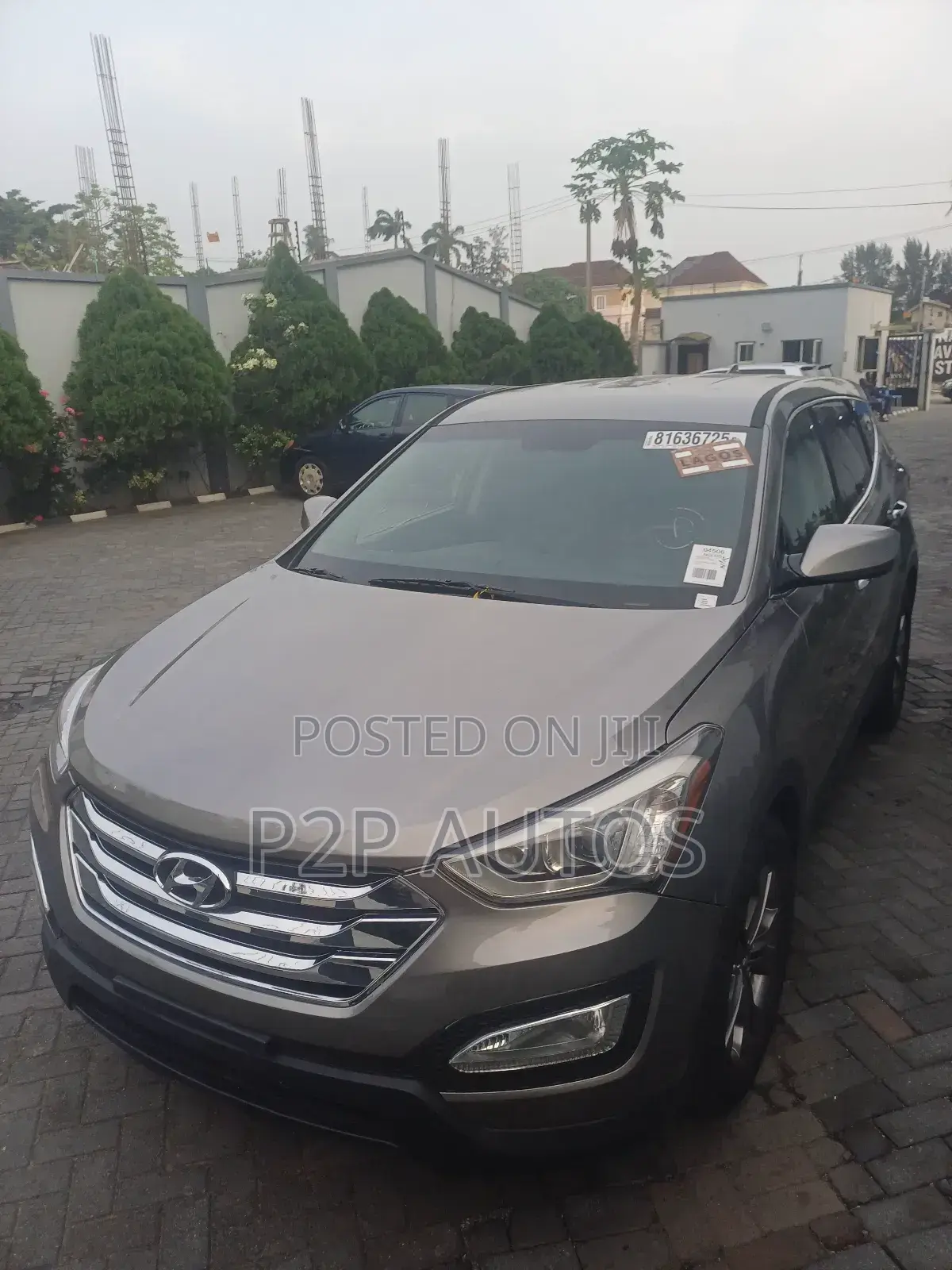 Hyundai Santa Fe SE FWD 2016 Gray