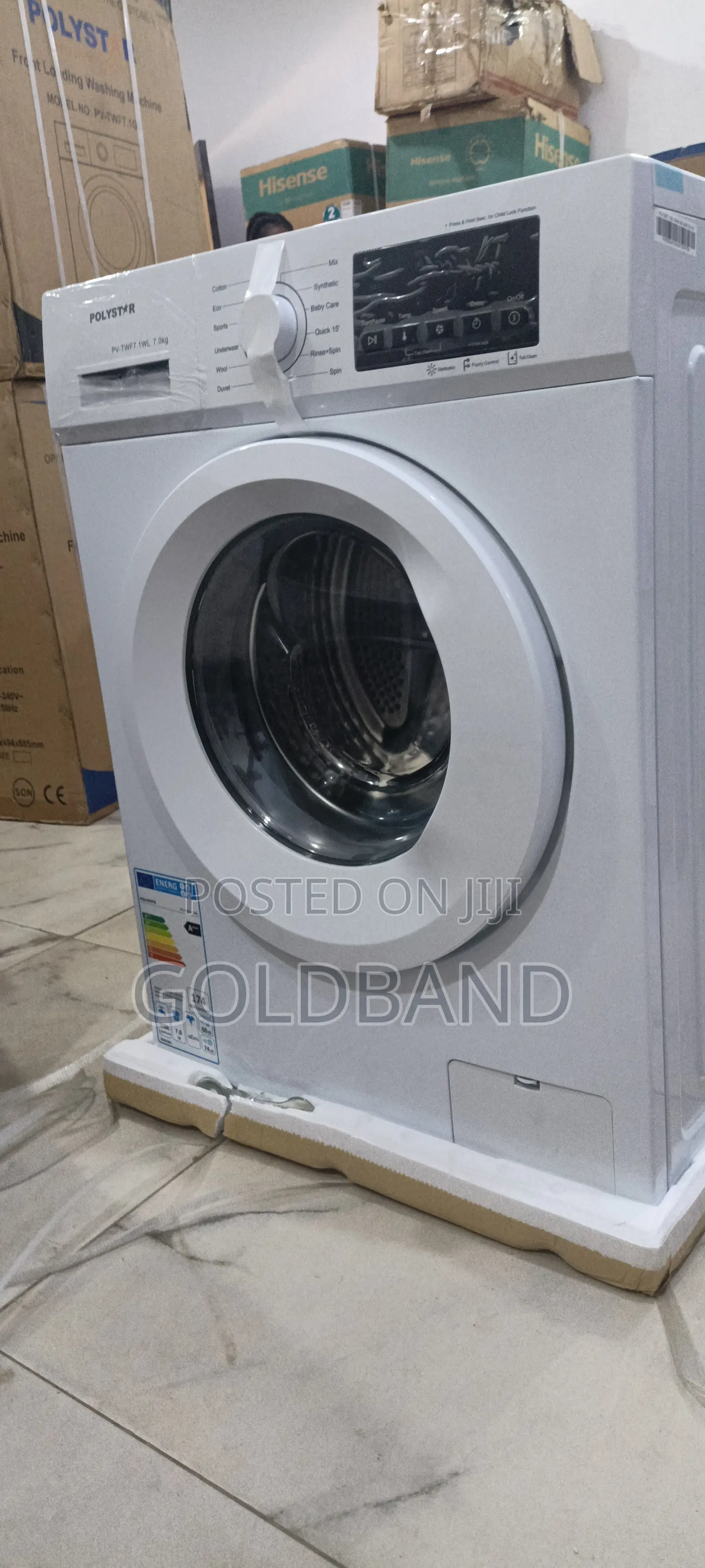 Polystar Pv-Twf7.1wl Front Load Washing Machine 6kg Capacity